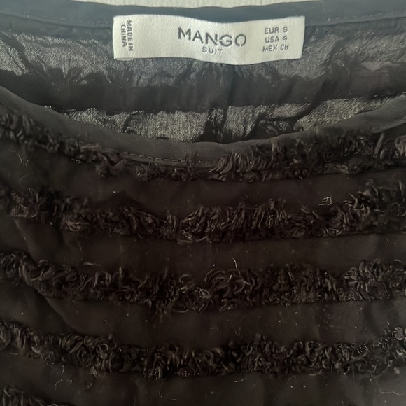 Mango textured black tank - Picture 3 of 4